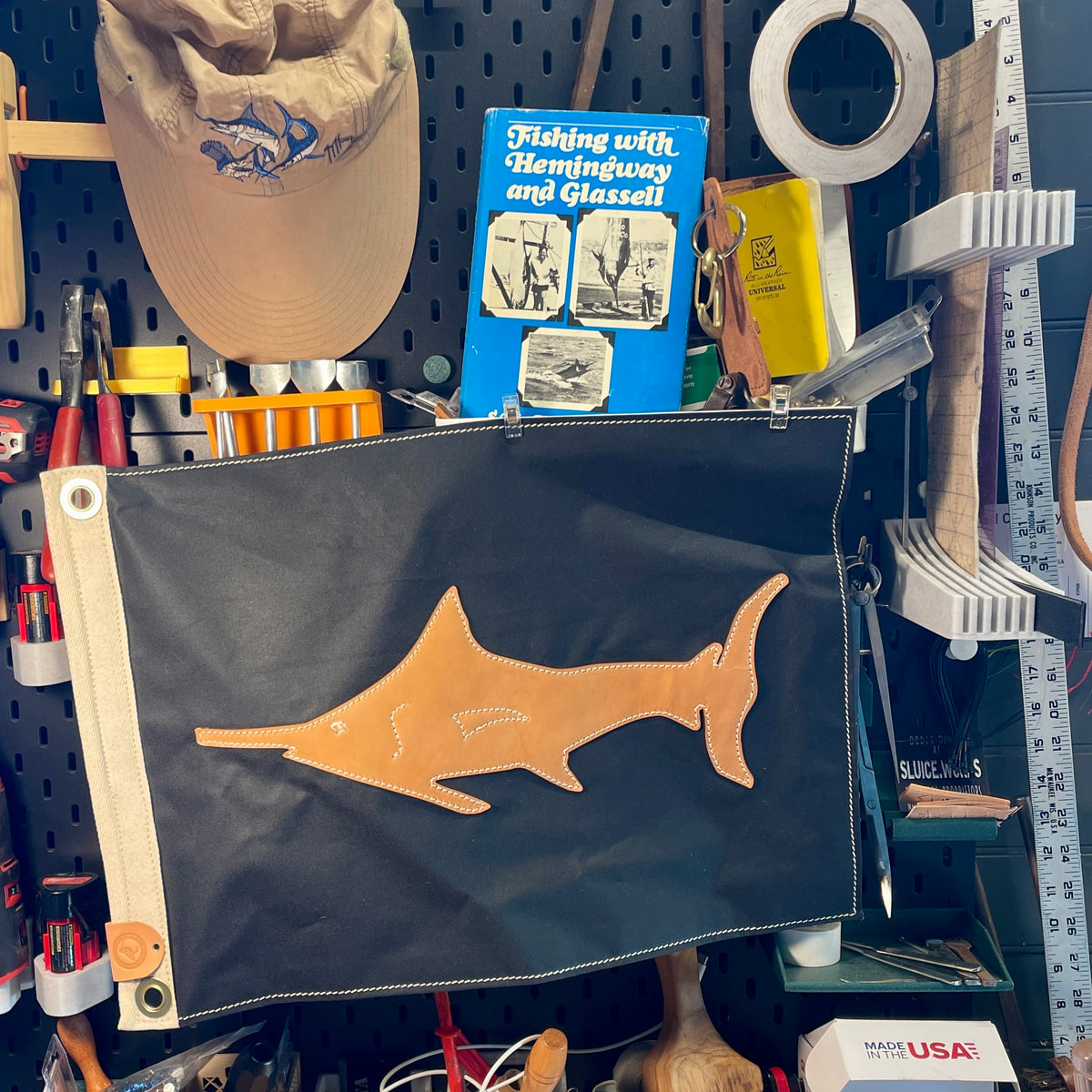 Sluiceworks Blue Marlin Catch Flag (C. Woodcock & Co. x Sluice Works)