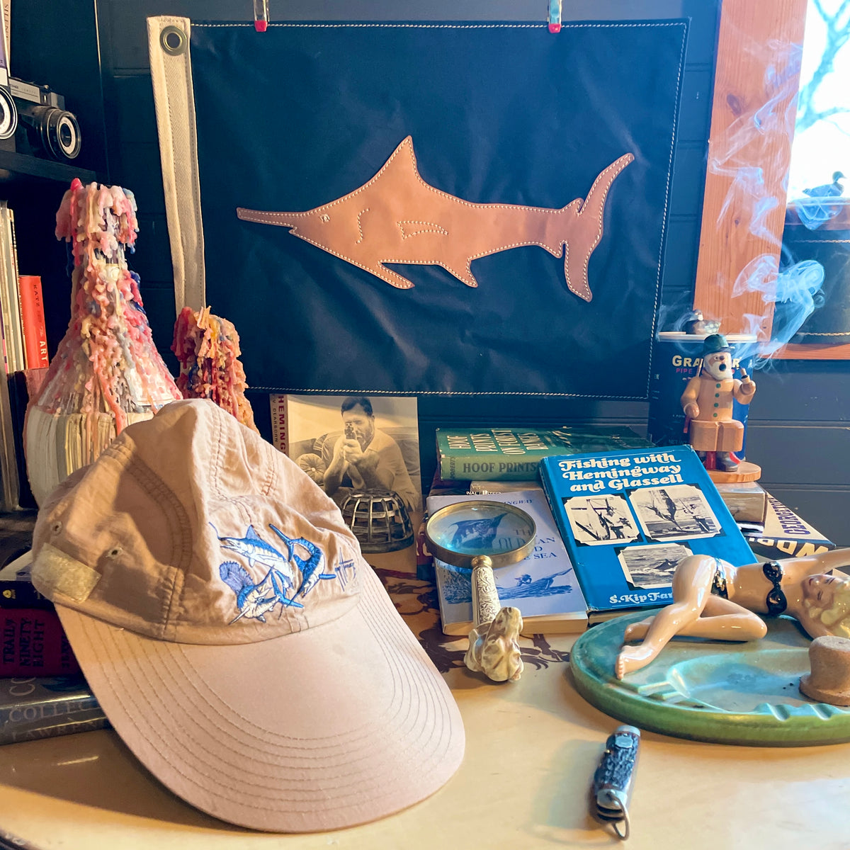 Sluiceworks Blue Marlin Catch Flag (C. Woodcock & Co. x Sluice Works)