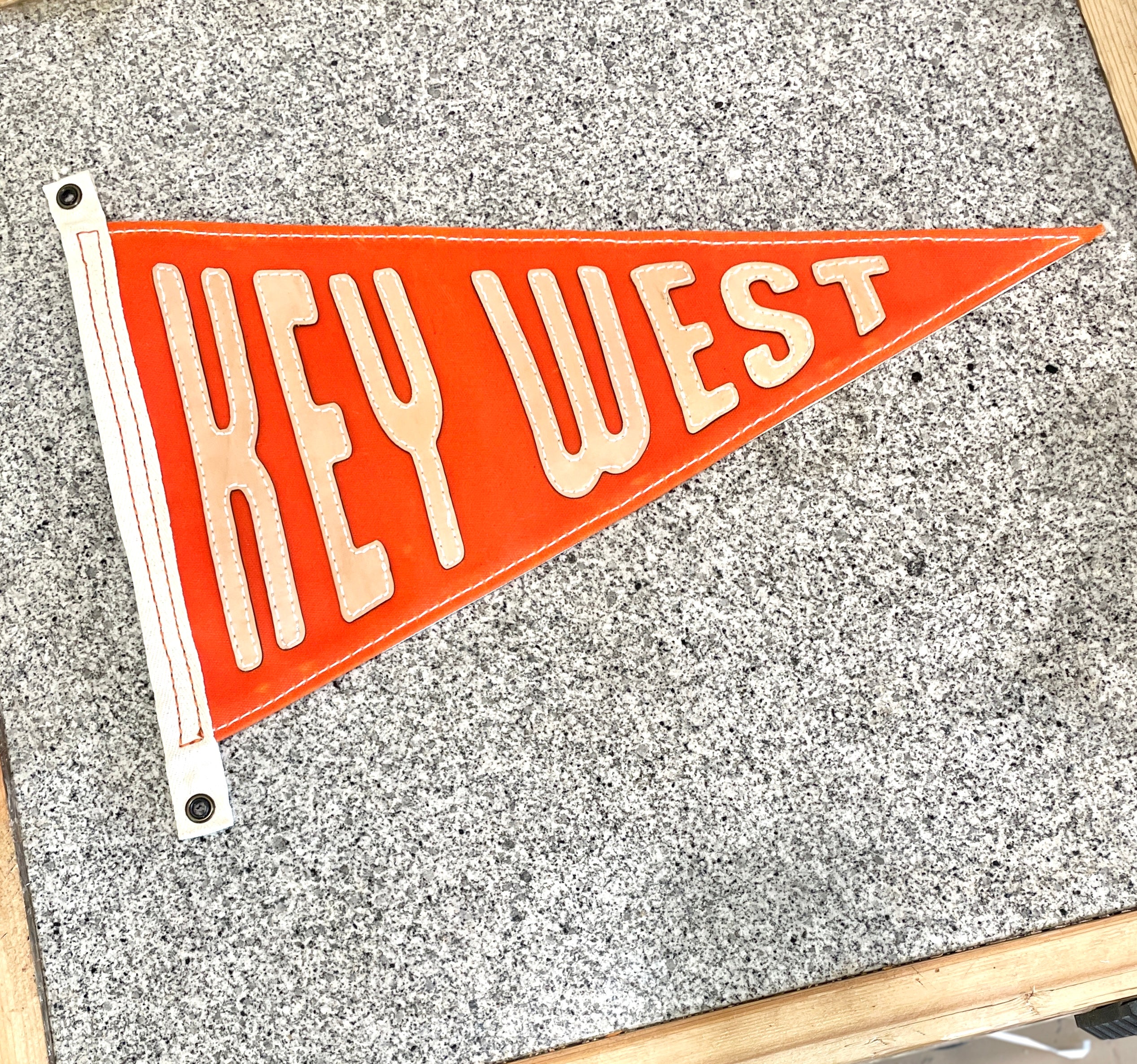 Key West Burgee (C. Woodcock & Co. X Sluice Works)