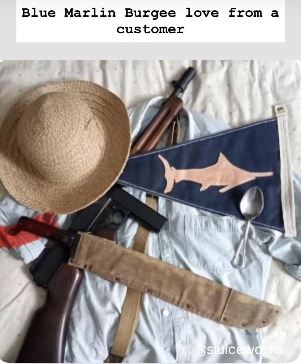 Blue Marlin Burgee (C. Woodcock & Co. X Sluice Works)